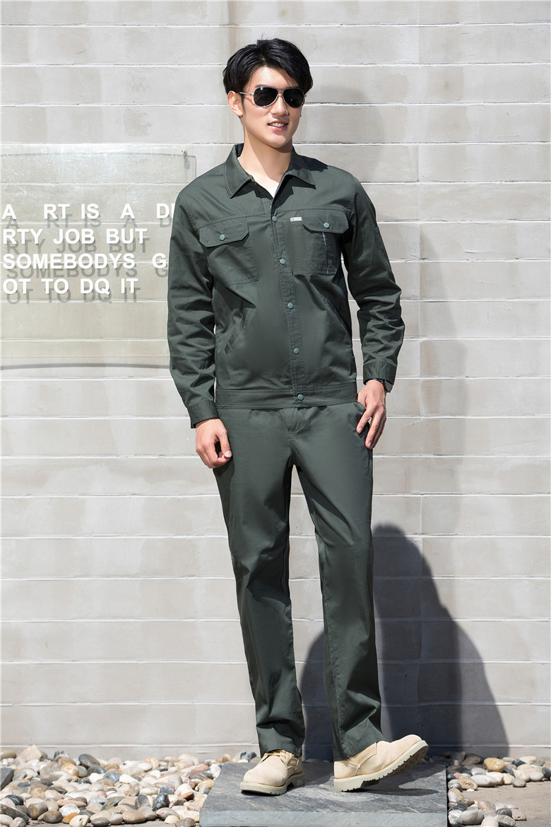 2021新款時尚工作服-長袖工作服定做