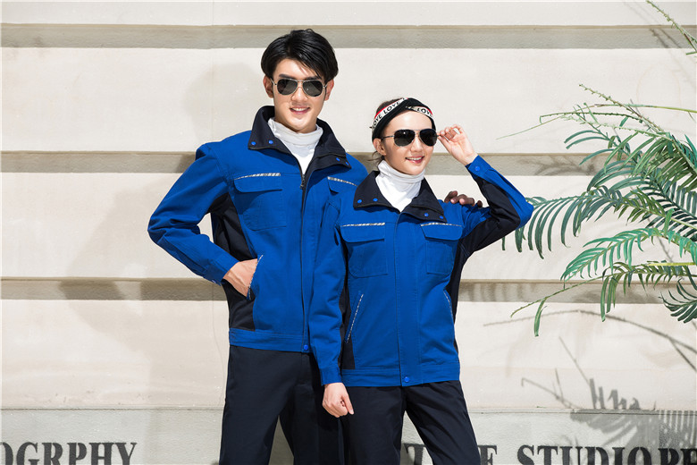 春秋長袖工作服定做