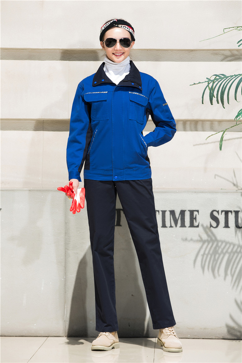 春秋長袖工作服定做